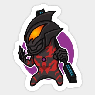 Ultraman Belial Chibi Style Kawaii Sticker